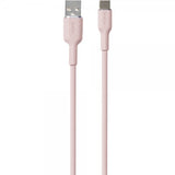 Puro Kabel Soft Charge & Sync-kabel USB-A/USB-C 1,5 m Rosa