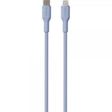 Puro Kabel Soft Charge & Sync Kabel USB-C/Lightning 1.5m Lyseblå