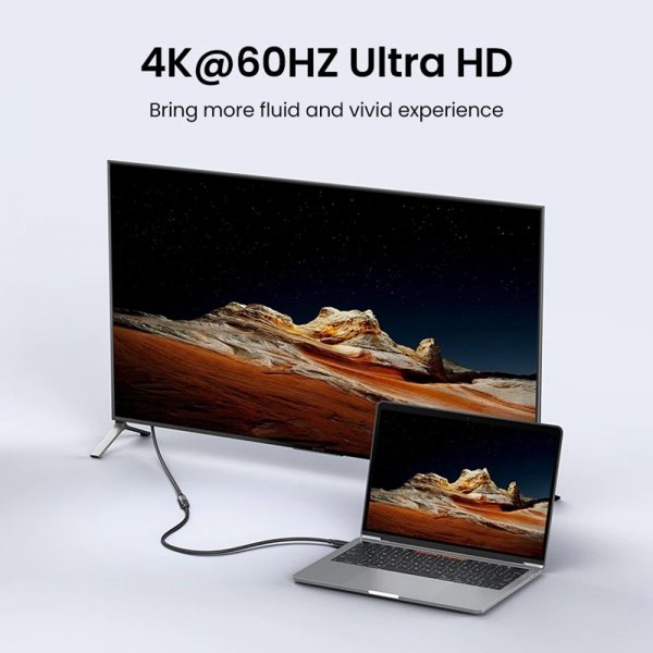 Ugreen Kabel USB-C forlængerkabel 100W 4K 1m