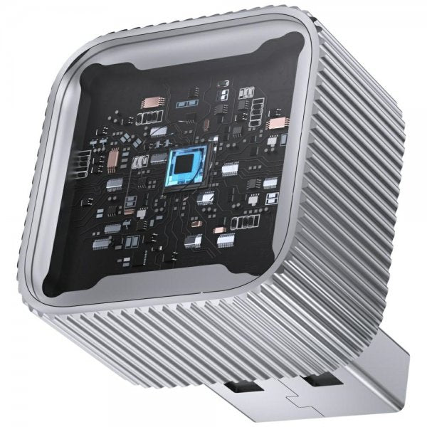 Ottocast Mini Cube Trådløs CarPlay/Android Auto Adapter Sølv