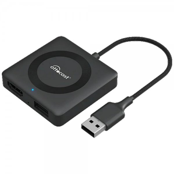 Ottocast Car TV Mate Max Trådløs CarPlay/Android Auto Adapter med HDMI