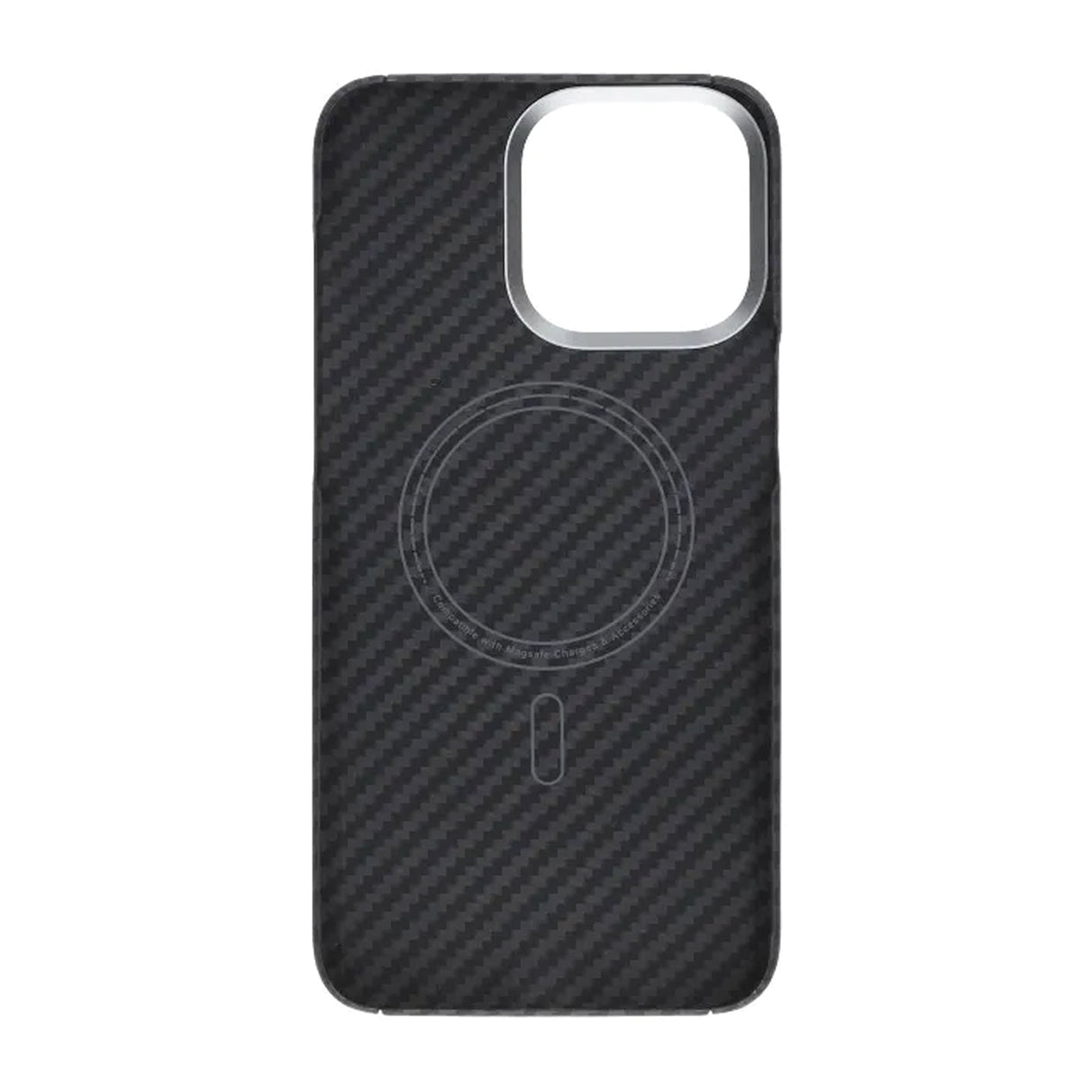 iPhone 15 Pro Max Cover Kevlar MagSafe Sort