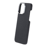 iPhone 15 Pro Max Cover Kevlar MagSafe Sort
