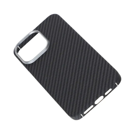 iPhone 15 Pro Max Cover Kevlar MagSafe Sort