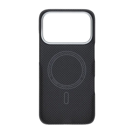 iPhone 17 Pro Cover Kevlar MagSafe Sort med gitter
