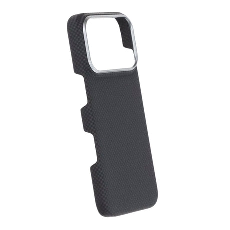 iPhone 17 Pro Cover Kevlar MagSafe Sort med gitter