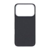 iPhone 17 Pro Cover Kevlar MagSafe Sort med gitter