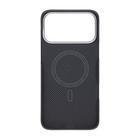 iPhone 17 Pro Max Cover Kevlar MagSafe Sort med gitter
