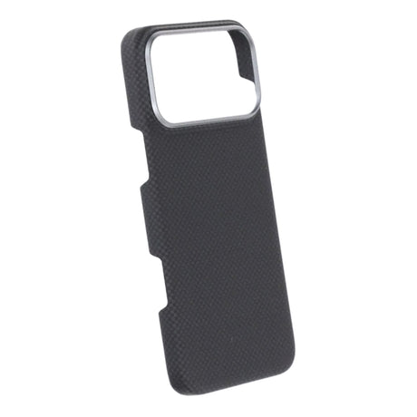iPhone 17 Pro Max Cover Kevlar MagSafe Sort med gitter