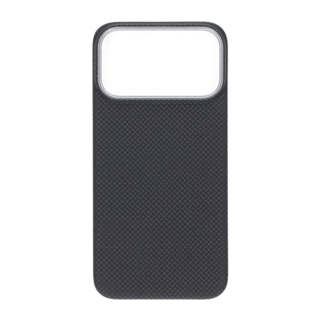 iPhone 17 Pro Max Cover Kevlar MagSafe Sort med gitter