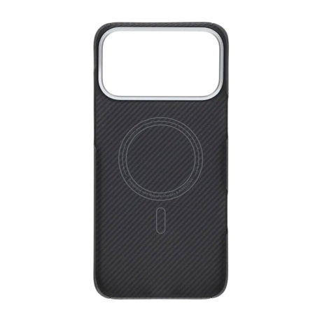 iPhone 17 Pro Max Cover Kevlar MagSafe Sort med striber