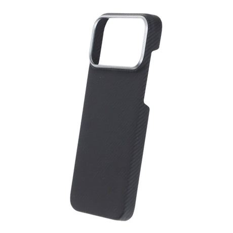iPhone 17 Pro Max Cover Kevlar MagSafe Sort med striber