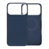 iPhone 17 Pro Max Cover Kevlar MagSafe Blå