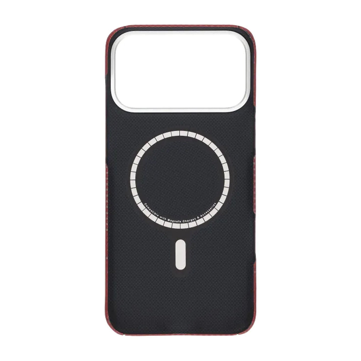 iPhone 17 Pro Max Cover Kevlar MagSafe Rød