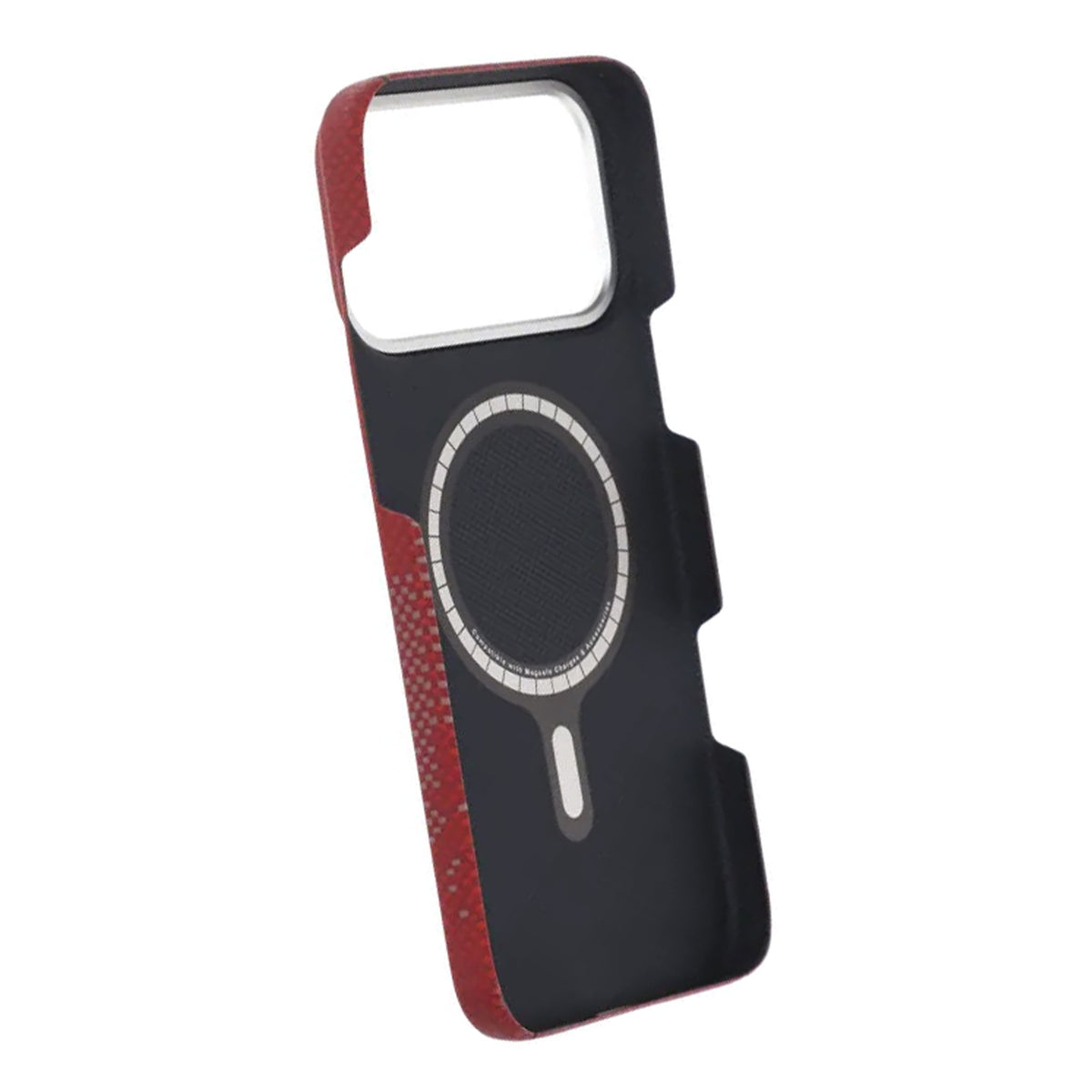 iPhone 17 Pro Max Cover Kevlar MagSafe Rød