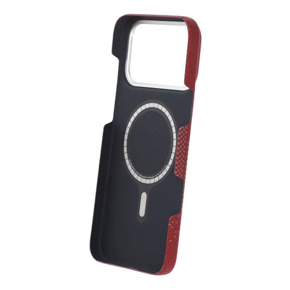 iPhone 17 Pro Max Cover Kevlar MagSafe Rød