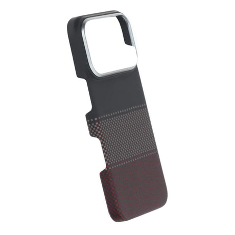 iPhone 17 Pro Cover Kevlar MagSafe Sort Rød