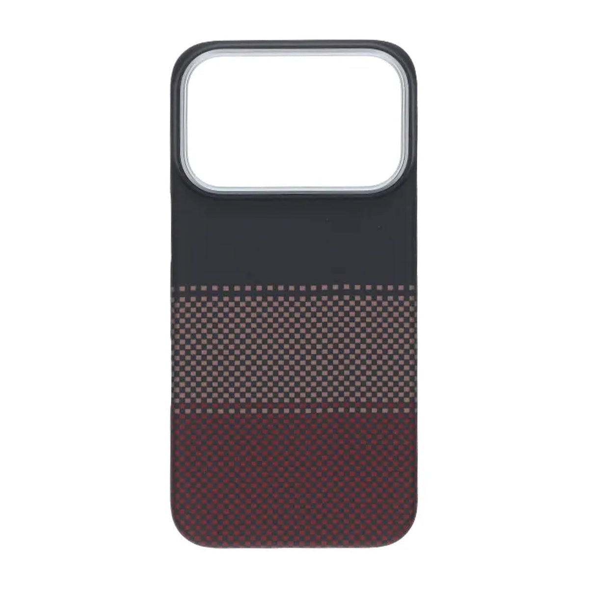 iPhone 17 Pro Cover Kevlar MagSafe Sort Rød