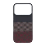 iPhone 17 Pro Cover Kevlar MagSafe Sort Rød
