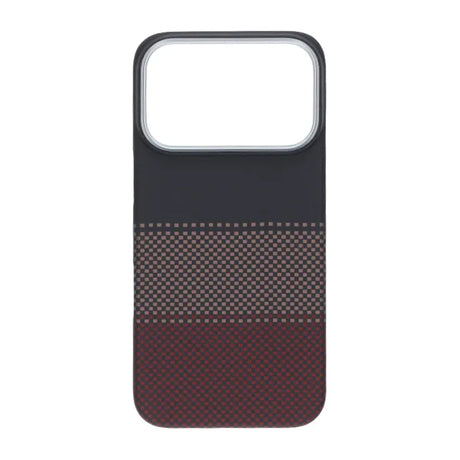 iPhone 17 Pro Cover Kevlar MagSafe Sort Rød