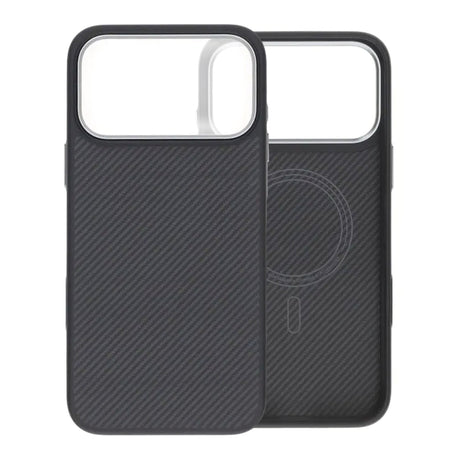 iPhone 17 Pro Max Cover i Kevlar MagSafe Sort