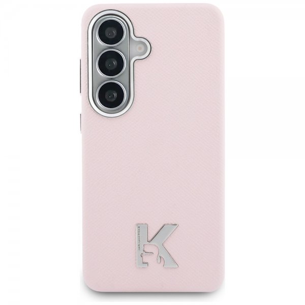 Karl Lagerfeld Samsung Galaxy S26 Cover K Logo MagSafe Pink