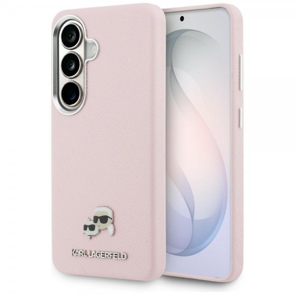 Karl Lagerfeld Samsung Galaxy S26 Plus Cover Saffiano MagSafe Rosa