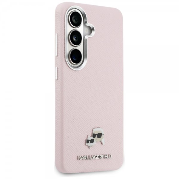 Karl Lagerfeld Samsung Galaxy S26 Plus Cover Saffiano MagSafe Rosa