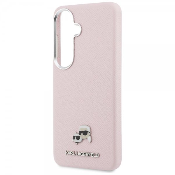 Karl Lagerfeld Samsung Galaxy S26 Plus Cover Saffiano MagSafe Rosa