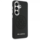 Karl Lagerfeld Samsung Galaxy S26 Plus Cover Perforated Logo MagSafe Sort