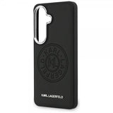 Karl Lagerfeld Samsung Galaxy S26 Plus Cover Perforated Logo MagSafe Sort
