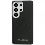 Karl Lagerfeld Samsung Galaxy S26 Ultra Cover Perforated Logo MagSafe Sort