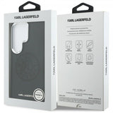 Karl Lagerfeld Samsung Galaxy S26 Ultra Cover Perforated Logo MagSafe Sort