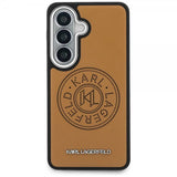 Karl Lagerfeld Samsung Galaxy S26 Cover Perforeret Logo MagSafe Brun