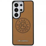 Karl Lagerfeld Samsung Galaxy S26 Ultra Cover Perforated Logo MagSafe Brun