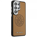 Karl Lagerfeld Samsung Galaxy S26 Ultra Cover Perforated Logo MagSafe Brun