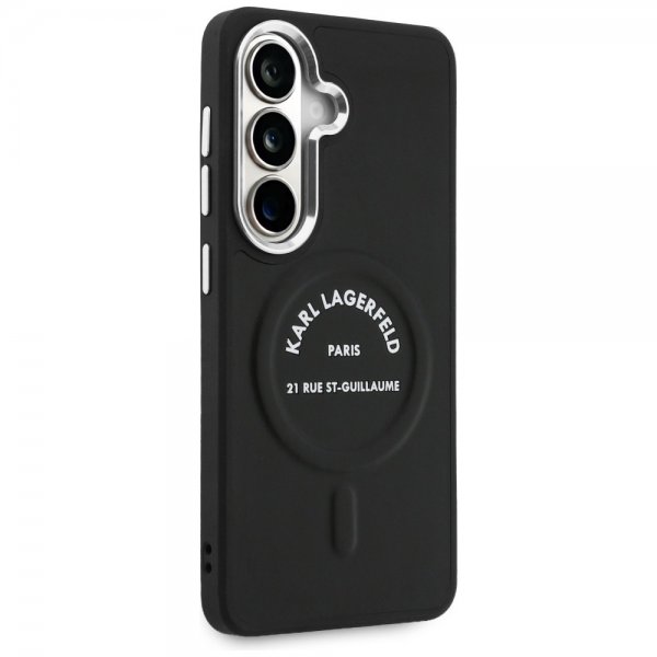 Karl Lagerfeld Samsung Galaxy S26 Cover Embossed MagSafe RSG Sort