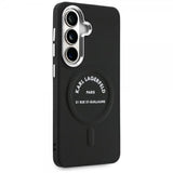 Karl Lagerfeld Samsung Galaxy S26 Cover Embossed MagSafe RSG Sort