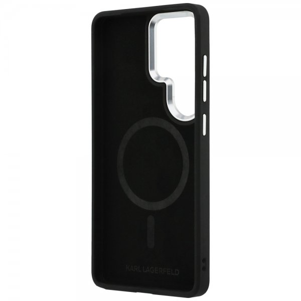 Karl Lagerfeld Samsung Galaxy S26 Ultra Cover Præget MagSafe RSG Sort