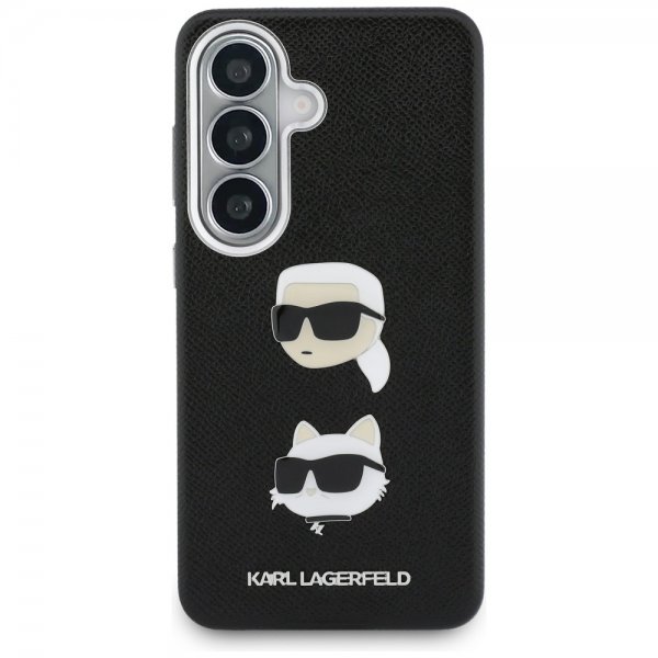 Karl Lagerfeld Samsung Galaxy S26 Cover Saffiano Karl & Choupette Sort