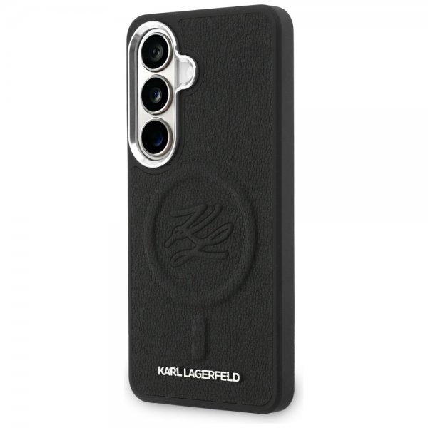 Karl Lagerfeld Samsung Galaxy S26 Cover Embossed MagSafe Sort