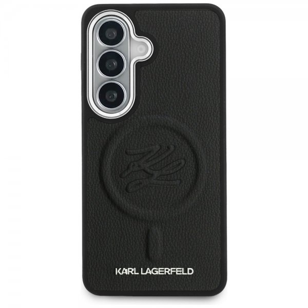 Karl Lagerfeld Samsung Galaxy S26 Cover Embossed MagSafe Sort