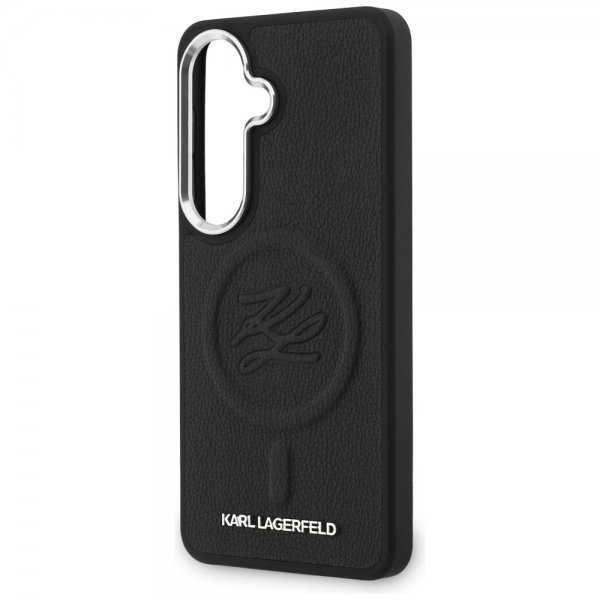 Karl Lagerfeld Samsung Galaxy S26 Cover Embossed MagSafe Sort