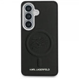 Karl Lagerfeld Samsung Galaxy S26 Plus Cover Præget MagSafe Sort