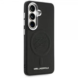 Karl Lagerfeld Samsung Galaxy S26 Plus Cover Præget MagSafe Sort