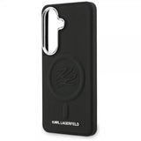Karl Lagerfeld Samsung Galaxy S26 Plus Cover Præget MagSafe Sort