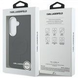 Karl Lagerfeld Samsung Galaxy S26 Plus Cover Præget MagSafe Sort
