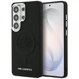 Karl Lagerfeld Samsung Galaxy S26 Ultra Cover Embossed MagSafe Sort