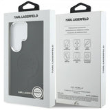 Karl Lagerfeld Samsung Galaxy S26 Ultra Cover Embossed MagSafe Sort