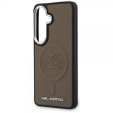 Karl Lagerfeld Samsung Galaxy S26 Cover Embossed MagSafe Brun